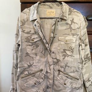 Lily Aldridge for Velvet Limited Edition Camo Army jacket